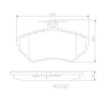 Load image into Gallery viewer, P85032N Brembo PRIME Ceramic Disc Brake Pad Set Brembo Brake Canada