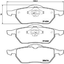 Load image into Gallery viewer, P85036 Brembo Premium Low-Met OE Equivalent Pad Brembo Brake Canada