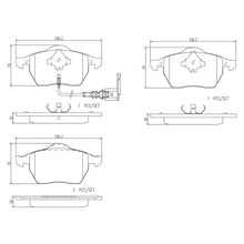 Load image into Gallery viewer, P85039N Brembo PRIME Ceramic Disc Brake Pad Set Brembo Brake Canada