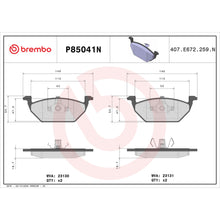 Load image into Gallery viewer, KTX0105 Brembo Ceramic Brake Pad and XTRA Vented Drilled Brake Disc Kit Brembo Brake Canada