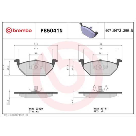 KTX0105 Brembo Ceramic Brake Pad and XTRA Vented Drilled Brake Disc Kit Brembo Brake Canada