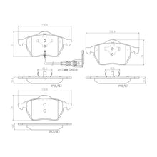 Load image into Gallery viewer, P85045N Brembo PRIME Ceramic Disc Brake Pad Set Brembo Brake Canada