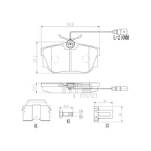 Load image into Gallery viewer, P85046N Brembo PRIME Ceramic Disc Brake Pad Set Brembo Brake Canada