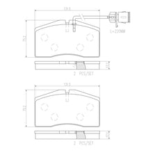 Charger l'image dans la galerie, P85053N Brembo PRIME Ceramic Disc Brake Pad Set Brembo Brake Canada