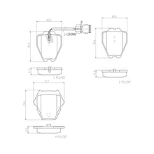 Load image into Gallery viewer, P85054N Brembo PRIME Ceramic Disc Brake Pad Set Brembo Brake Canada