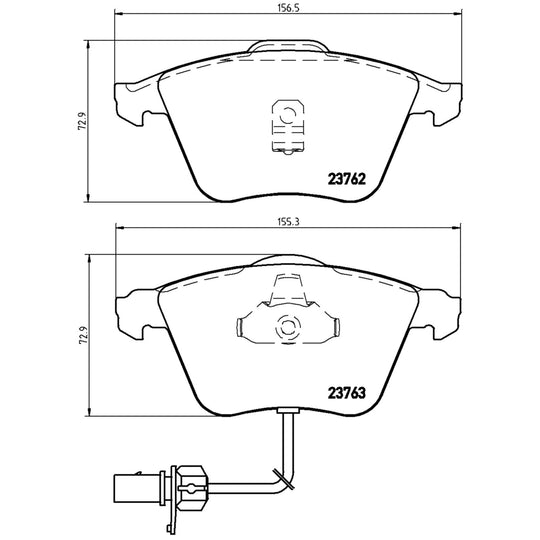KT04234 Brembo Low-Met Brake Pad and UV Coated Vented  Brake Disc Kit Brembo Brake Canada