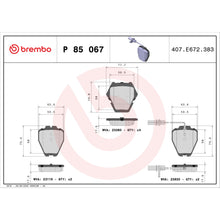 Load image into Gallery viewer, KT04278 Low-Met Brake Pad and UV Coated Vented  Brake Disc Kit Brembo Canada