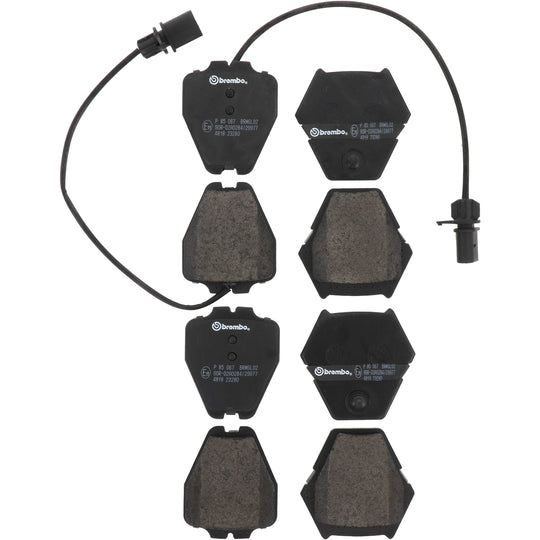 KT04278 Low-Met Brake Pad and UV Coated Vented  Brake Disc Kit Brembo Canada
