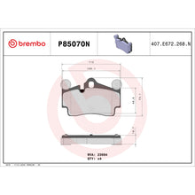Charger l'image dans la galerie, P85070N Brembo PRIME Ceramic Disc Brake Pad Set Brembo Brake Canada