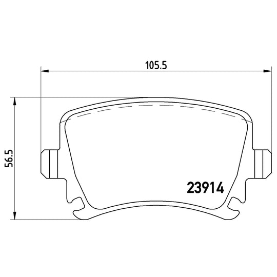 P85073X Brembo XTRA Low-Met Disc Brake Pad Set Brembo Brake Canada