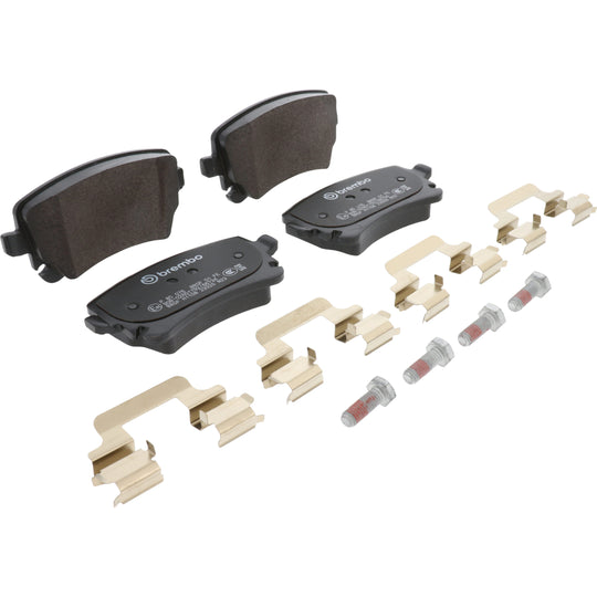 KT04194 Brembo Low-Met Brake Pad and UV Coated Vented  Brake Disc Kit Brembo Brake Canada