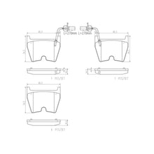 Load image into Gallery viewer, P85078N Brembo PRIME Ceramic Disc Brake Pad Set Brembo Brake Canada