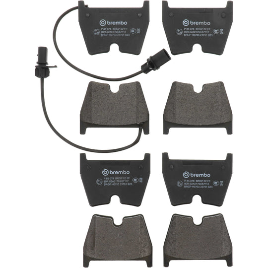 P85078 Brembo Premium Low-Met OE Equivalent Pad Brembo Brake Canada