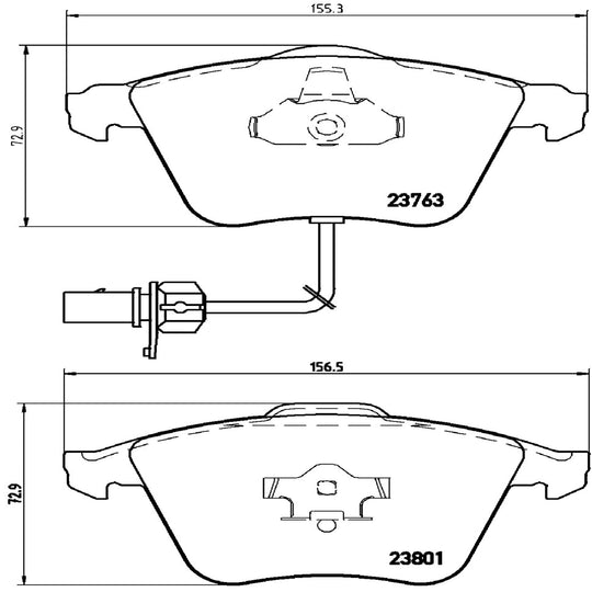 P85084 Brembo Premium Low-Met OE Equivalent Pad Brembo Brake Canada