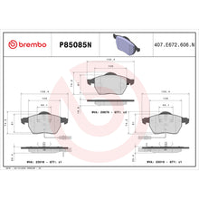 Load image into Gallery viewer, KT00479 Brembo Ceramic Brake Pad and UV Coated Vented  Brake Disc Kit Brembo Brake Canada