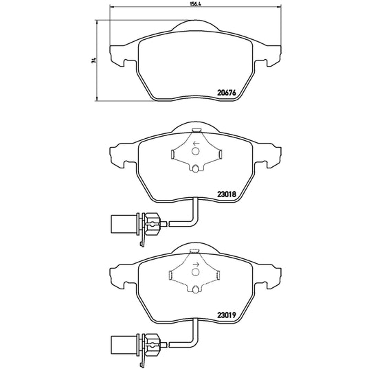 P85085X Brembo XTRA Low-Met Disc Brake Pad Set Brembo Brake Canada