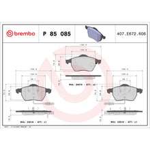 Load image into Gallery viewer, KT04201 Brembo Low-Met Brake Pad and UV Coated Vented  Brake Disc Kit Brembo Brake Canada