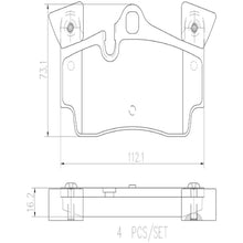 Load image into Gallery viewer, P85088N Brembo PRIME Ceramic Disc Brake Pad Set Brembo Brake Canada