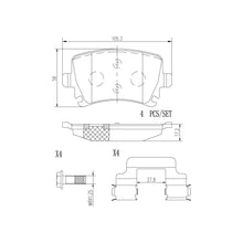Load image into Gallery viewer, P85095N Brembo PRIME Ceramic Disc Brake Pad Set Brembo Brake Canada
