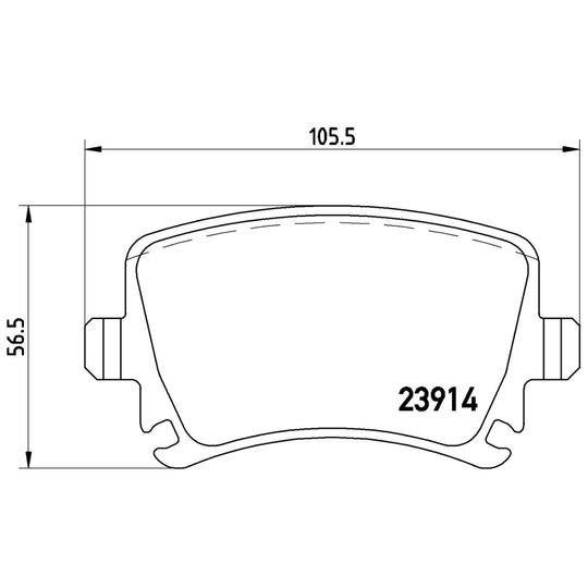 P85095X Brembo XTRA Low-Met Disc Brake Pad Set Brembo Brake Canada