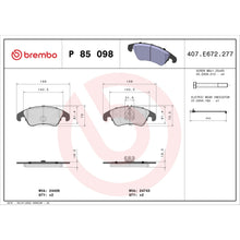 Charger l'image dans la galerie, KT04190 Brembo Low-Met Brake Pad and UV Coated Vented  Brake Disc Kit Brembo Brake Canada