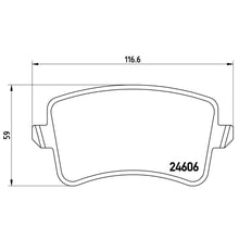 Load image into Gallery viewer, P85099X Brembo XTRA Low-Met Disc Brake Pad Set Brembo Brake Canada