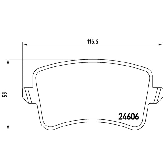 P85099X Brembo XTRA Low-Met Disc Brake Pad Set Brembo Brake Canada
