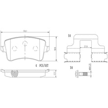 Load image into Gallery viewer, P85100NX Brembo XTRA Ceramic Disc Brake Pad Set Brembo Brake Canada
