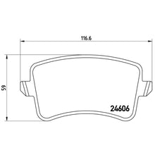 Load image into Gallery viewer, P85100X Brembo XTRA Low-Met Disc Brake Pad Set Brembo Brake Canada