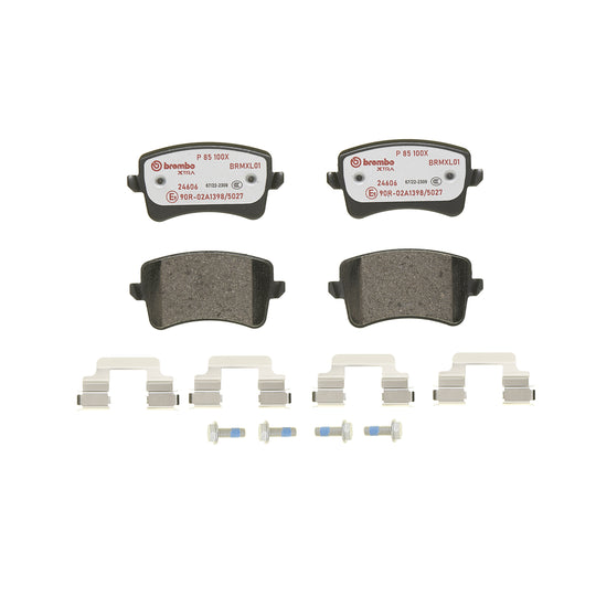 P85100X Brembo XTRA Low-Met Disc Brake Pad Set Brembo Brake Canada