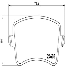 Charger l'image dans la galerie, P85100 Brembo Premium Low-Met OE Equivalent Pad Brembo Brake Canada