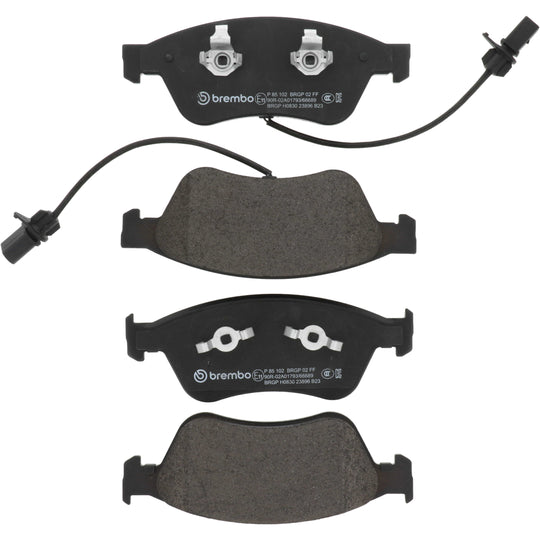 KT04231 Brembo Low-Met Brake Pad and UV Coated Vented  Brake Disc Kit Brembo Brake Canada