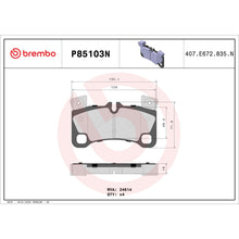 Load image into Gallery viewer, P85103N Brembo PRIME Ceramic Disc Brake Pad Set Brembo Brake Canada