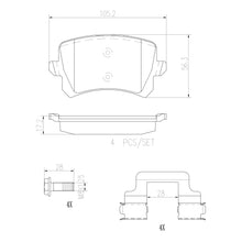 Load image into Gallery viewer, P85108N Brembo PRIME Ceramic Disc Brake Pad Set Brembo Brake Canada