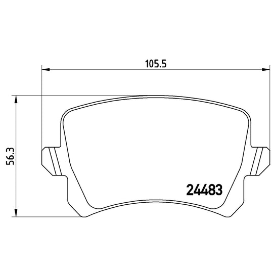 P85109X Brembo XTRA Low-Met Disc Brake Pad Set Brembo Brake Canada