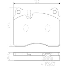 Load image into Gallery viewer, P85110N Brembo PRIME Ceramic Disc Brake Pad Set Brembo Brake Canada