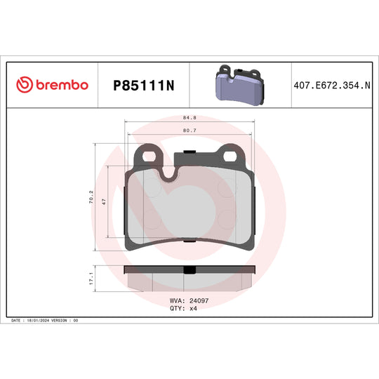 KT00C28 Brembo Ceramic Brake Pad and UV Coated PVT  Brake Disc Kit Brembo Brake Canada
