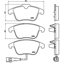 Load image into Gallery viewer, P85112X Brembo XTRA Low-Met Disc Brake Pad Set Brembo Brake Canada