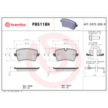 Load image into Gallery viewer, P85118N Brembo PRIME Ceramic Disc Brake Pad Set Brembo Brake Canada