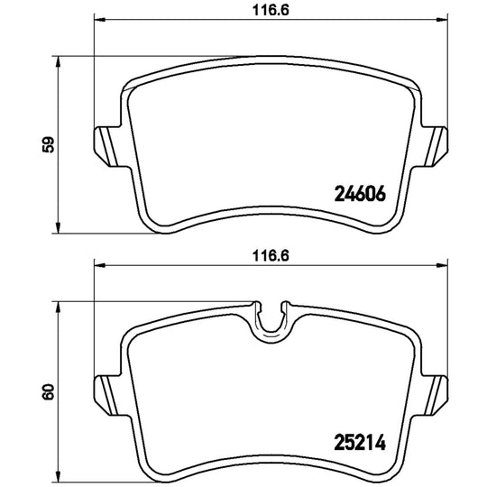 P85118X Brembo XTRA Low-Met Disc Brake Pad Set Brembo Brake Canada