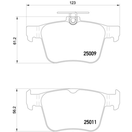 P85124X Brembo XTRA Low-Met Disc Brake Pad Set Brembo Brake Canada