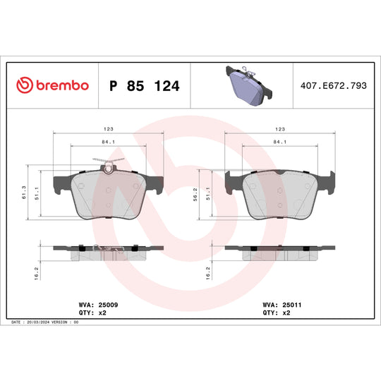 KTX4079 Brembo Low-Met Brake Pad and XTRA Vented Drilled Brake Disc Kit Brembo Brake Canada
