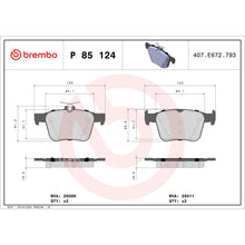 Charger l'image dans la galerie, KT04307 Low-Met Brake Pad and UV Coated Solid  Brake Disc Kit Brembo Canada