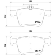 Load image into Gallery viewer, P85125X Brembo XTRA Low-Met Disc Brake Pad Set Brembo Brake Canada