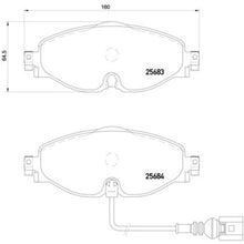 Load image into Gallery viewer, P85126X Brembo XTRA Low-Met Disc Brake Pad Set Brembo Brake Canada