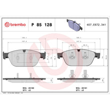 Load image into Gallery viewer, P85128 Brembo Premium Low-Met OE Equivalent Pad Brembo Brake Canada