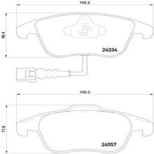 Load image into Gallery viewer, P85130 Brembo Premium Low-Met OE Equivalent Pad Brembo Brake Canada