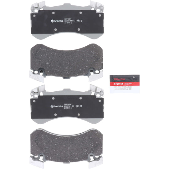 P85136N Brembo PRIME Ceramic Disc Brake Pad Set Brembo Brake Canada