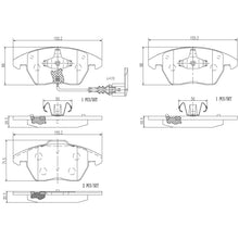 Load image into Gallery viewer, P85146N Brembo PRIME Ceramic Disc Brake Pad Set Brembo Brake Canada