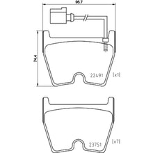 Load image into Gallery viewer, P85152X Brembo XTRA Low-Met Disc Brake Pad Set Brembo Brake Canada